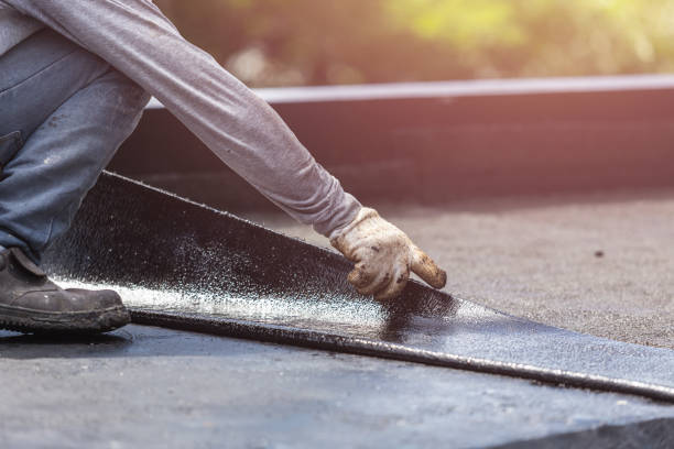 Professional Basement Waterproofing technician working in Shorewood, MN